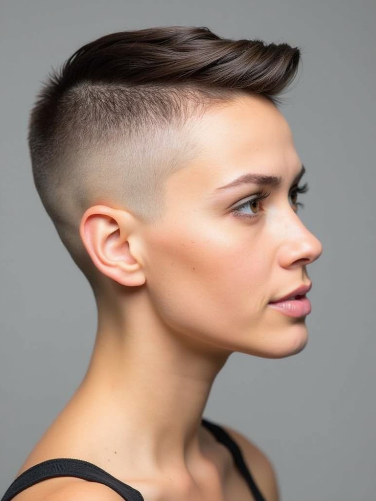 Buzz Cut: Daring Style for Short Haircuts For Thin Fine Hair