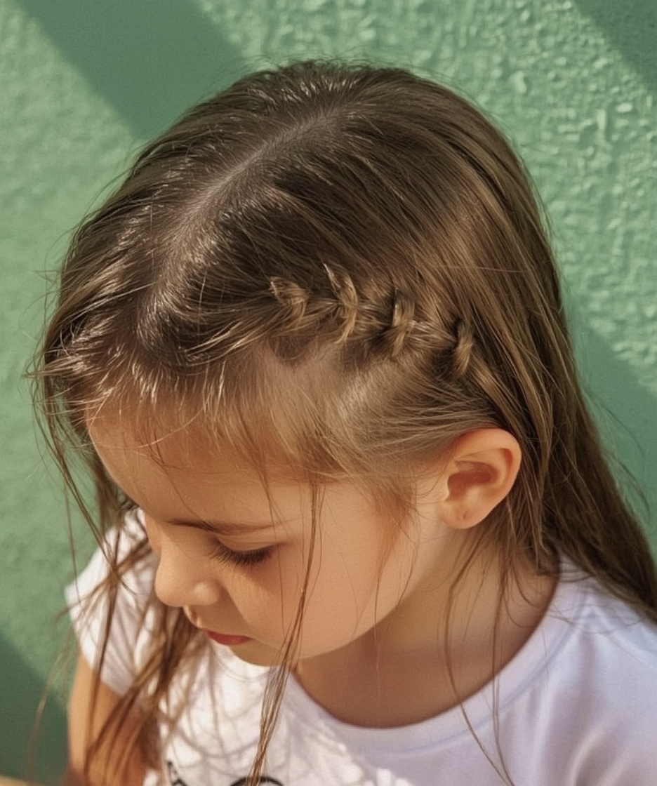 Hair Styles Kids: French Braid