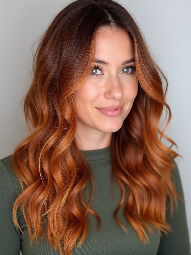 Copper Amber Waves: 39 Copper Hair Color Ideas