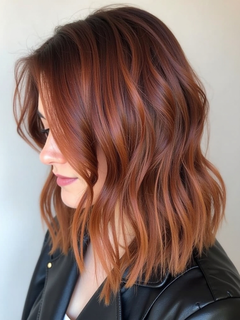 Copper Rose Gold Highlights: 39 Copper Hair Color Ideas
