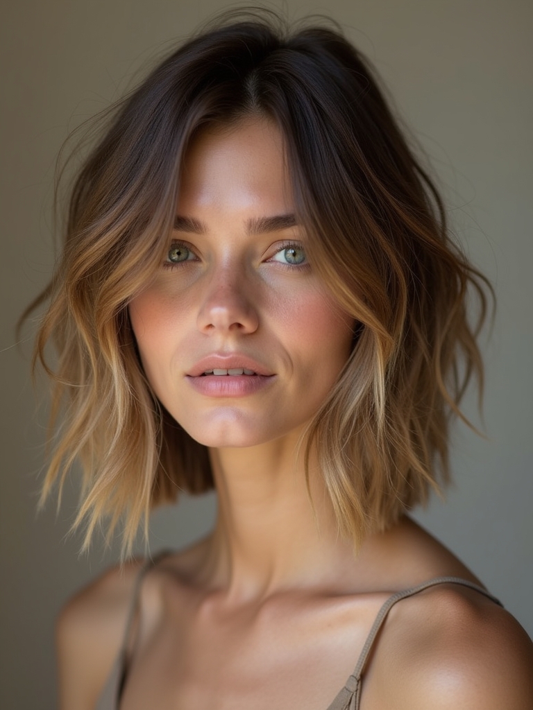 Collarbone Length Hair: With Choppy Layers