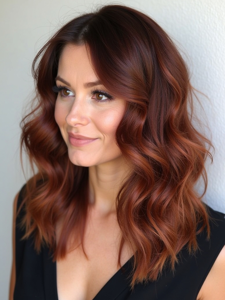 Copper Mahogany Swirls: 39 Copper Hair Color Ideas