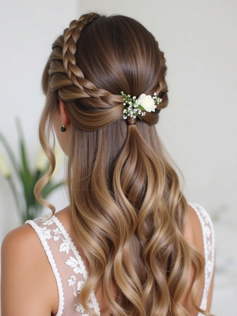 Long Haircut Ideas: Twisted Crown Braid