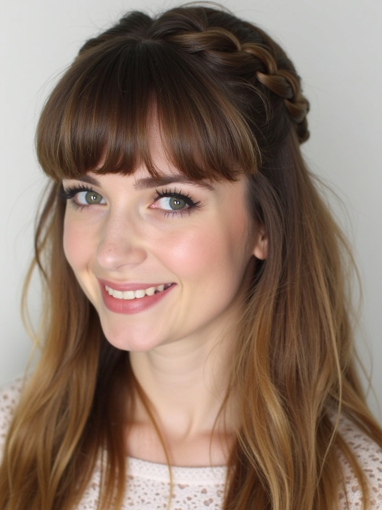  Transform Your Look: The Best Face Framing Curtain Bangs for Every Face Shape