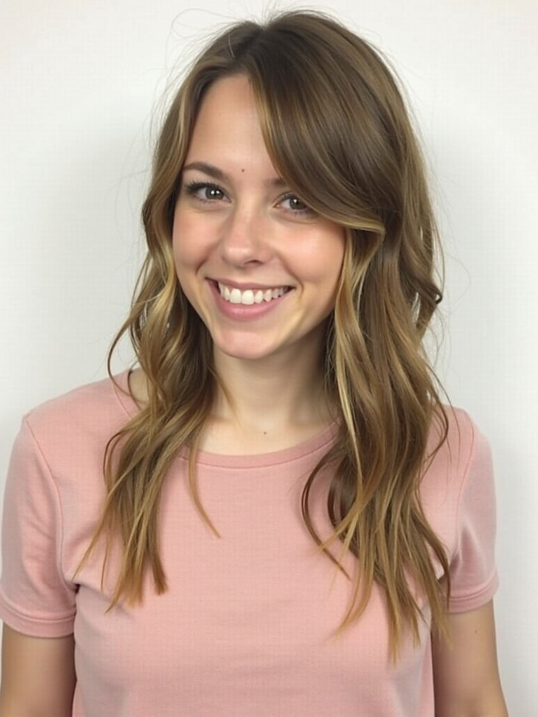 Easy Hairstyles For School: Simple Side Swept Hair