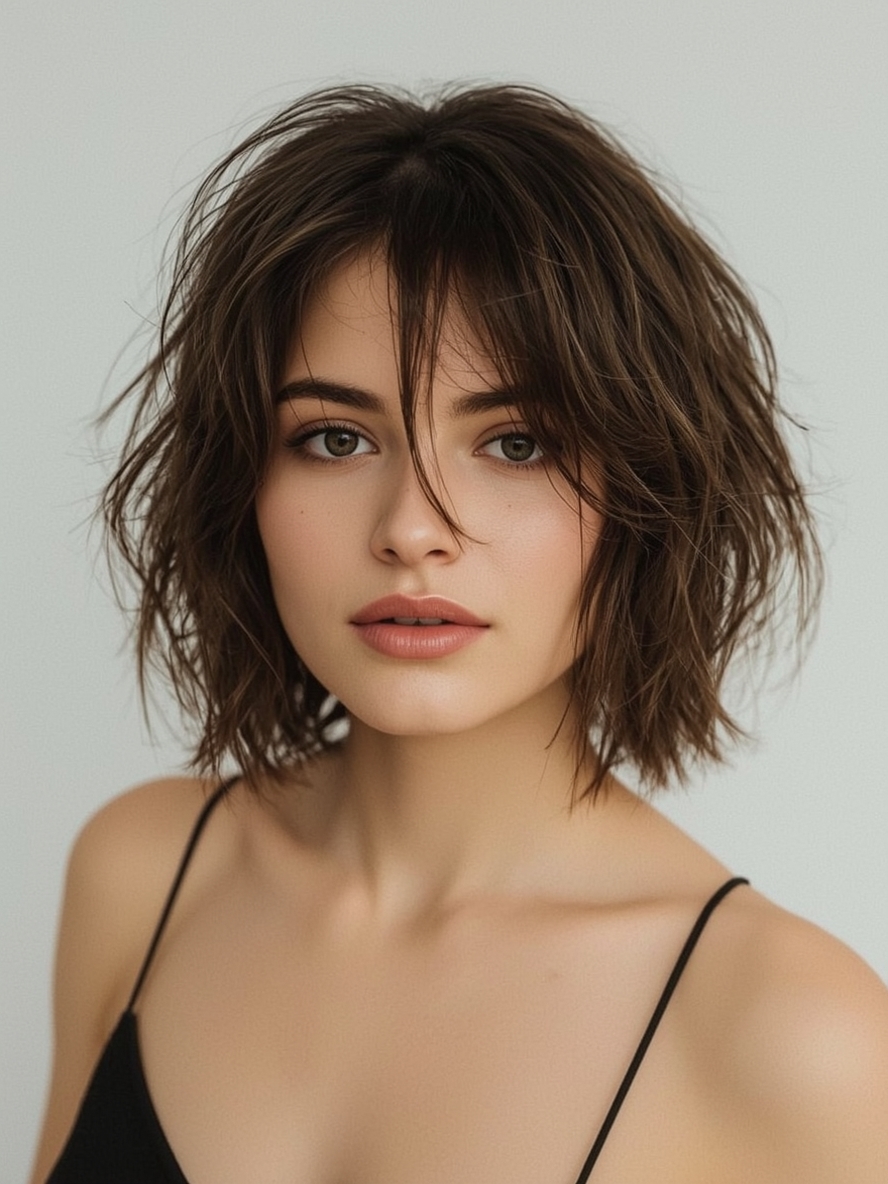 Short Messy Haircuts For Women: The "I Woke Up Like This" Bob