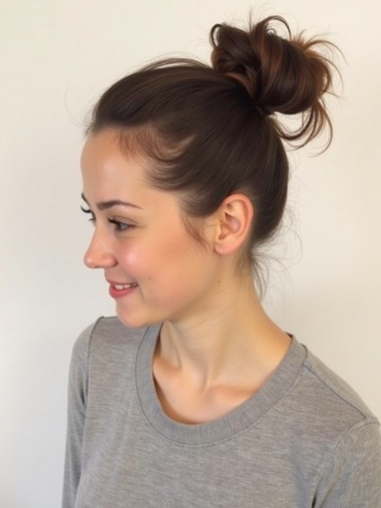 Cute Easy Hairstyle: Bubble Ponytail