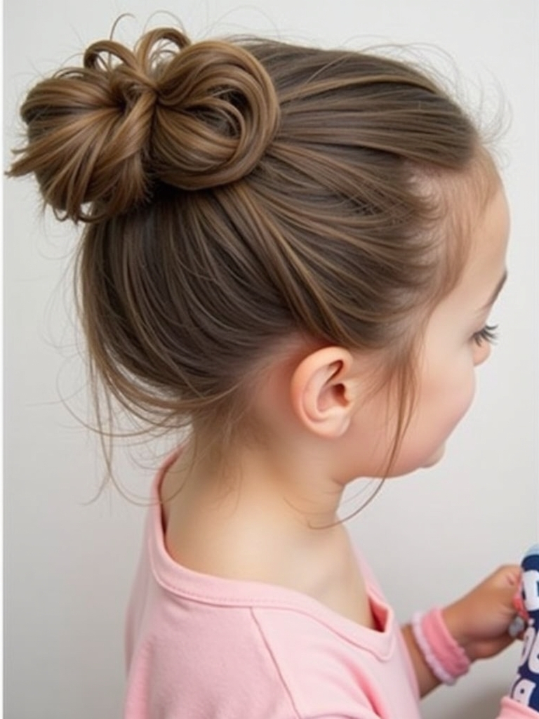 Hairstyles For School: Space Buns