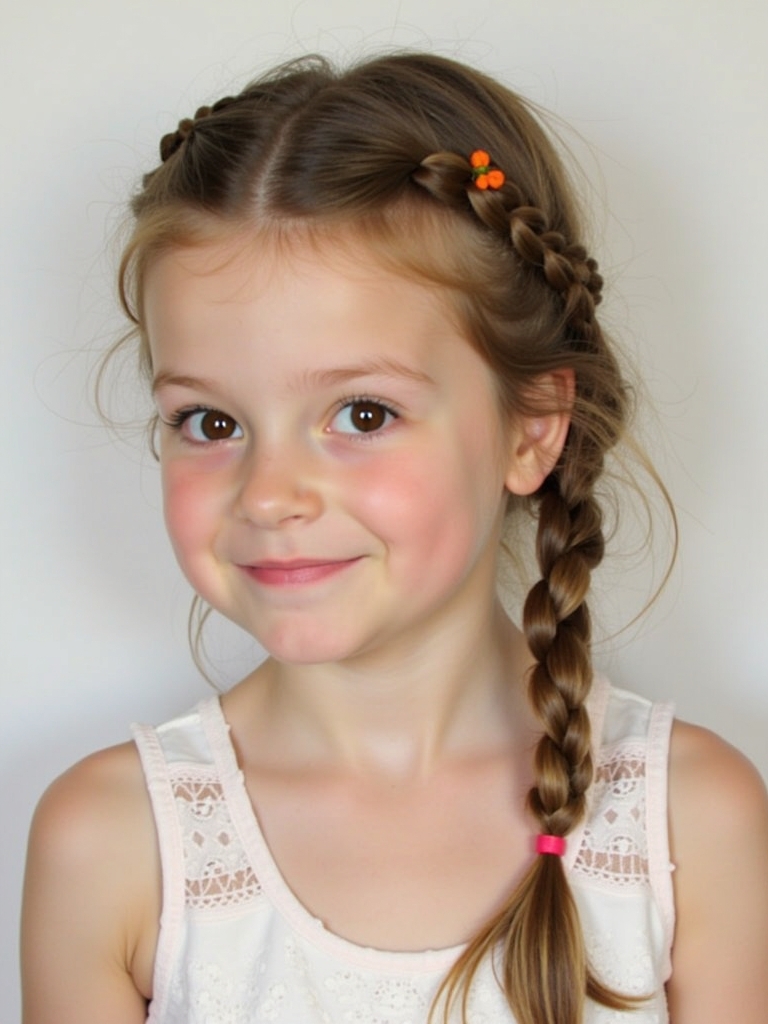 Easy Hairstyles For School: French Braid