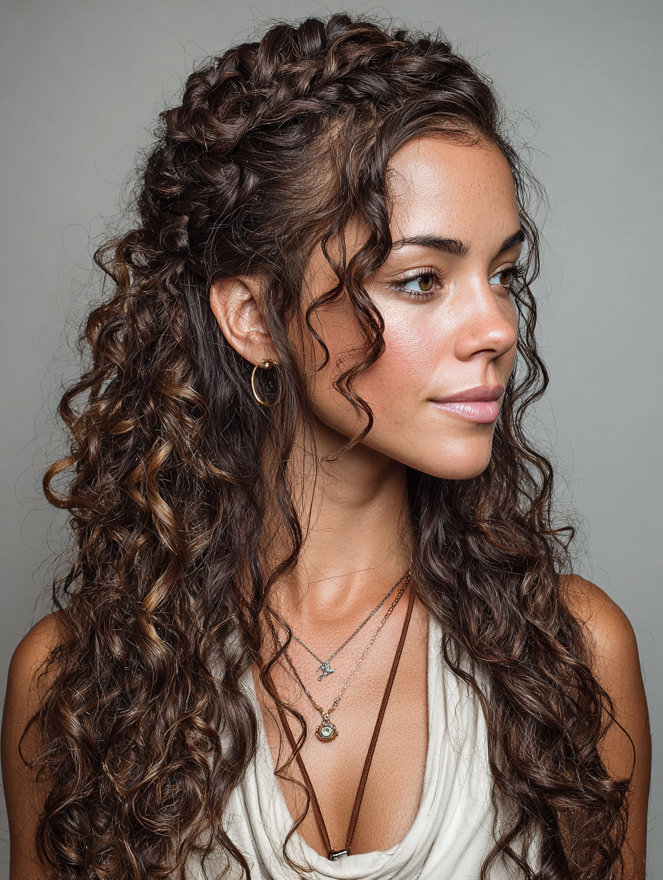 Transform Your Look: Braids In Front Curly Hair In Back – Inspiration & Tutorials