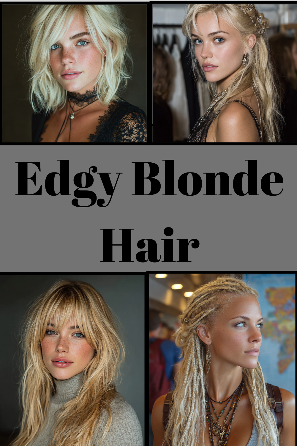 Edgy Blonde Hair