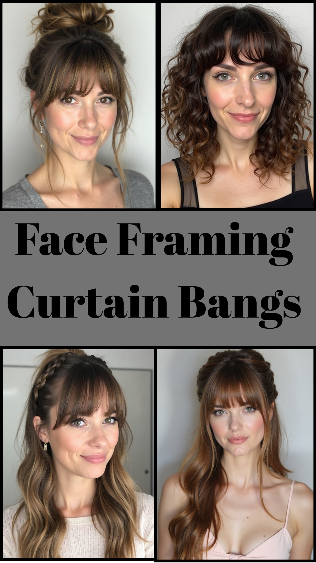 Face Framing Curtain Bangs