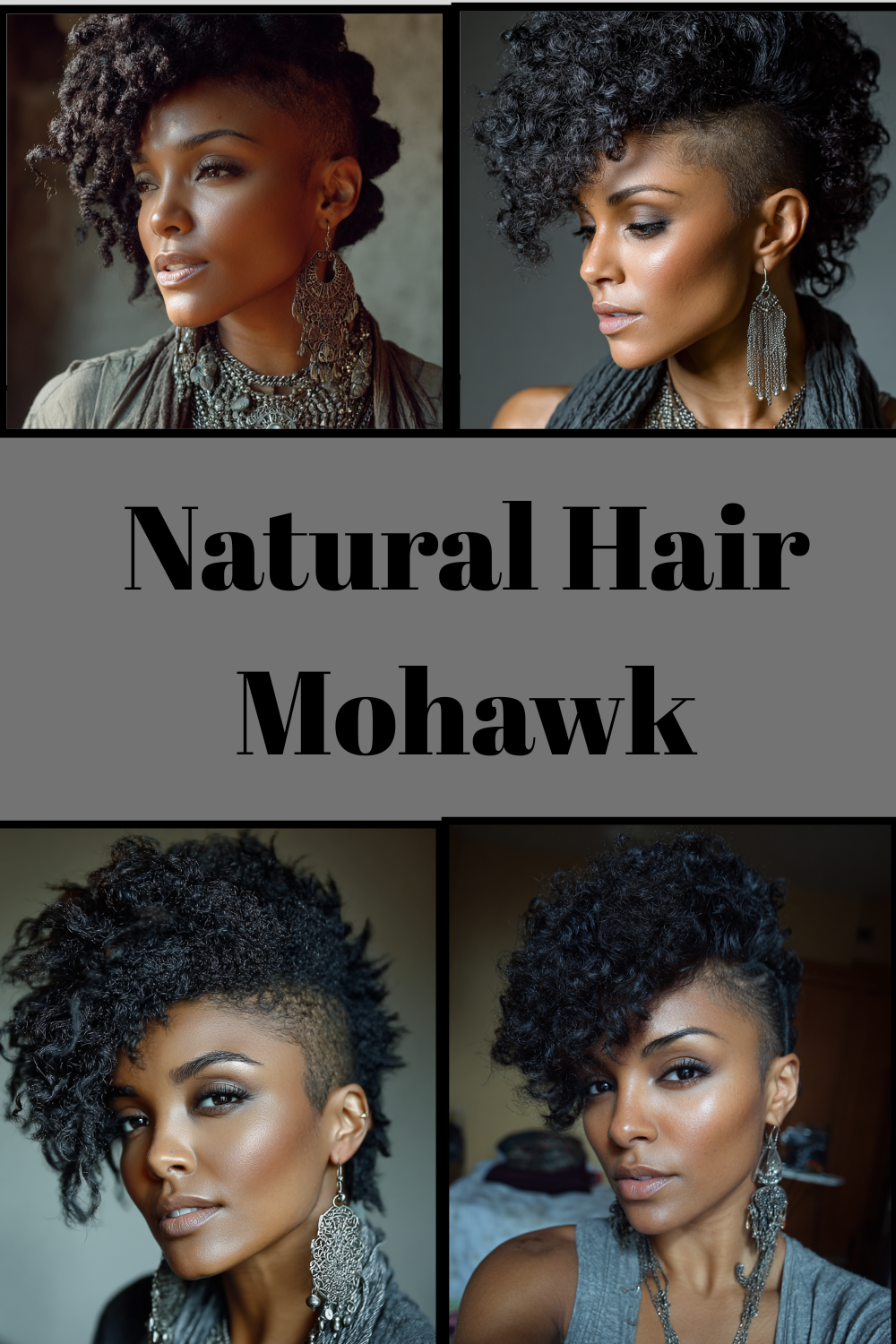 Natural Hair Mohawk