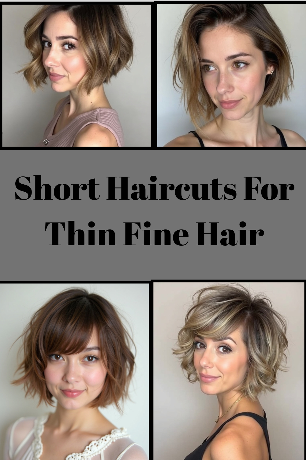 Short Haircuts For Thin Fine Hair